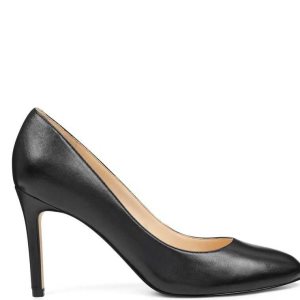 Nine West Dylan Round Puntera Pumps Negros | 431DWQMIK