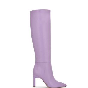 Nine West Eardy Boots Morados Oscuro | 408SMITBV