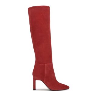 Nine West Eardy Boots Rojos | 529LQSGDM