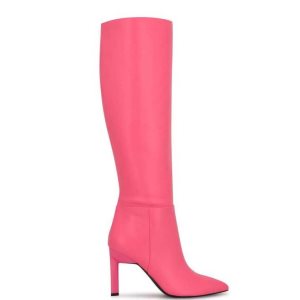 Nine West Eardy Boots Rosas | 351RGTQKJ