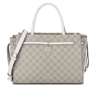 Nine West Elara Satchel Beige | 280IZSVXN