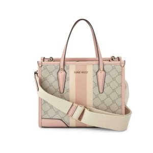 Nine West Emery Mini Tote Beige Rosas | 302FWBNEO