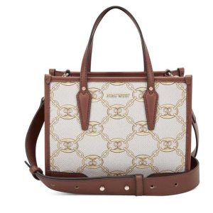 Nine West Emery Mini Tote Dorados Marrom | 064HNXRMC