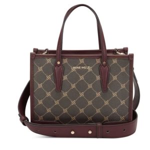 Nine West Emery Mini Tote Marrom Vino | 195KGEISQ