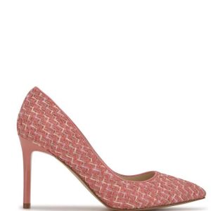 Nine West Ezra Pointy Puntera Pumps Coral | 671BONUMG