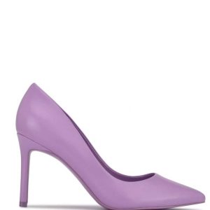 Nine West Ezra Pointy Puntera Pumps Morados Oscuro | 048LHMTQZ