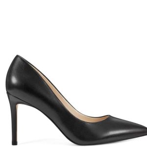 Nine West Ezra Pointy Puntera Pumps Negros | 961HYDTJO