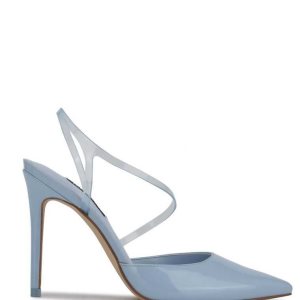 Nine West Fames Destalonadas Pumps Azules | 053CFSDJN