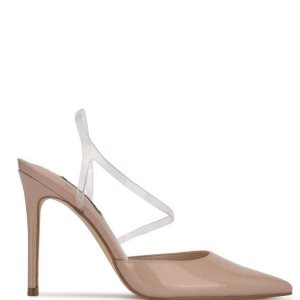Nine West Fames Destalonadas Pumps Beige | 928WNKLHR