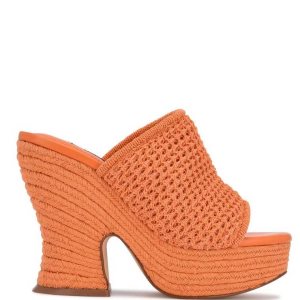 Nine West Fefee Plataforma Chanclas Sandals Naranjas | 426RQEPBZ