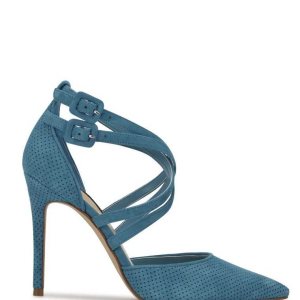 Nine West Festa Pointy Puntera Pumps Turquesa | 547ZWROKB
