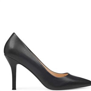 Nine West Fifth 9x9 Pointy Puntera Pumps Negros | 263ZTQXCA