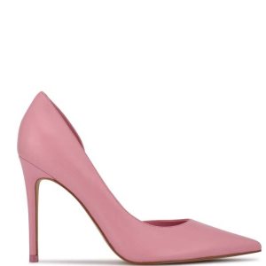 Nine West Folowe d'Orsay Pointy Puntera Pumps Rosas | 843SWGNRA