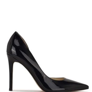 Nine West Folowe d'Orsay Pointy Puntera Pumps Negros | 971CBITJV