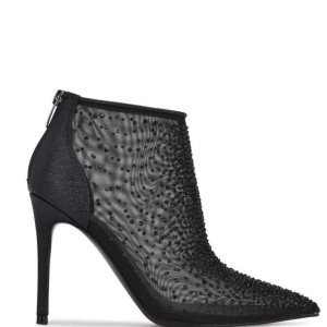 Nine West Fornow Vestido Booties Negros | 734ZFCJHS