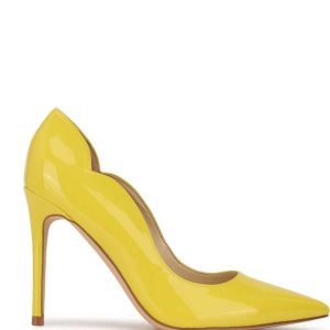 Nine West Foxy Pointy Puntera Pumps Amarillos | 981SUJTKI