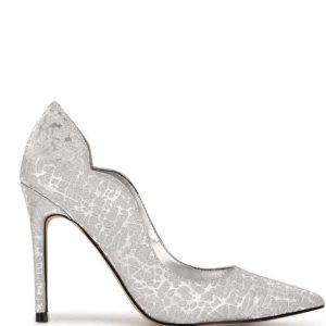 Nine West Foxy Pointy Puntera Pumps Plateados Leopardo | 236GBJRSL