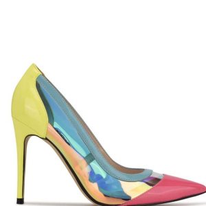 Nine West Francy Pointy Puntera Pumps Multicolor | 492SVKAME
