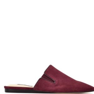 Nine West Freeda Pointy Puntera Mules Vino | 927KCJZDL