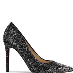 Nine West Fresh Rhinestone Pointy Puntera Pumps Negros | 306MLPOSU