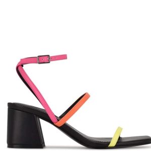 Nine West Gali Block Chanclas Sandals Multicolor | 903IYVDUX