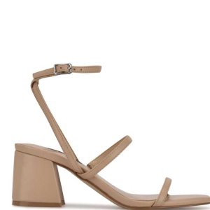 Nine West Gali Block Chanclas Sandals Rosas | 938CVMQFU