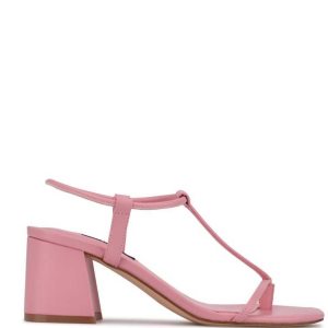 Nine West Gardeen Block Sandals Rosas | 094TIAKLD