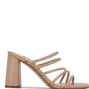 Nine West Girlie Block Heel Chanclas Sandals Rosas | 362WNXVRG