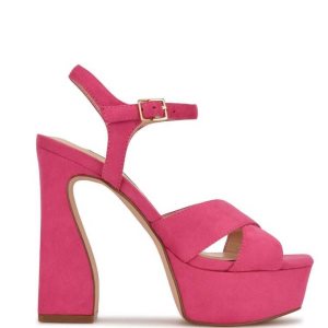 Nine West Glows Plataforma Rosas | 154CFSUQY