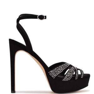 Nine West Gobig Plataforma Negros | 706EABWZO