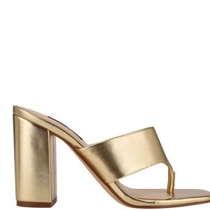 Nine West Gogo Block Heel Chanclas | 105RPSOAK