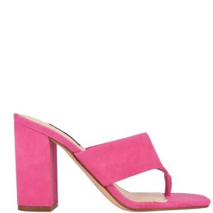 Nine West Gogo Block Heel Chanclas | 207EDUKZC