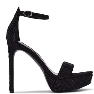 Nine West Goout Plataforma Negros | 308FREQVU
