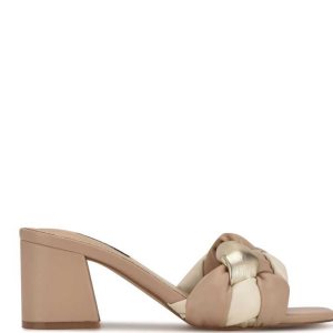 Nine West Gotit Block Chanclas Sandals Rosas Multicolor | 208CIEUHY