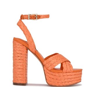 Nine West Hadyn Plataforma Naranjas | 935ALQUIG