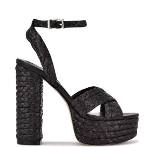 Nine West Hadyn Plataforma Negros | 920FLMUHG