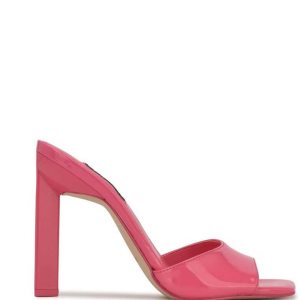 Nine West Haveit Tacón Chanclas Rosas | 285MCZTES