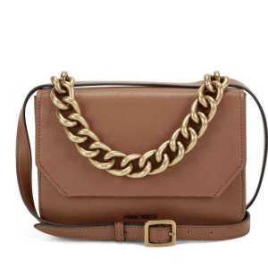 Nine West Hazel Flap Marrom | 712YEZULG