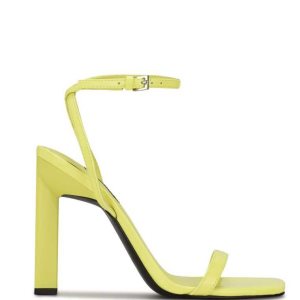 Nine West Hotz Ankle Correa Sandals Amarillos | 592ASUINF