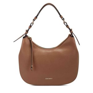 Nine West Irina Hobo Marrom | 029TXMPYI