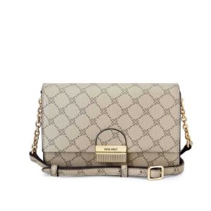 Nine West Kathy Mini Flap Beige Multicolor | 391XDMNVW