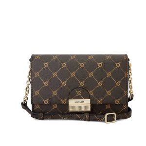 Nine West Kathy Mini Flap Marrom Multicolor | 365VRIOYX