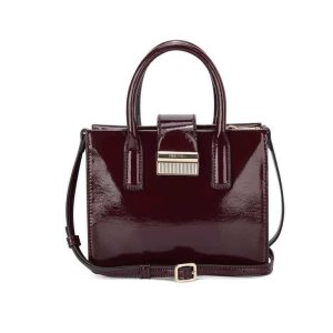 Nine West Kathy Mini Jet Set Tote Vino | 941JCNGEQ