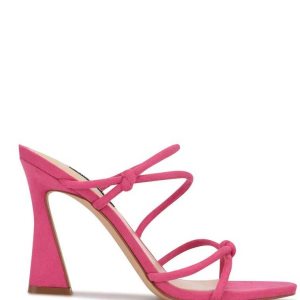 Nine West Kims Tacón Chanclas Sandals Rosas | 680TSKYDG