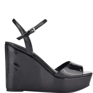 Nine West Kinda Plataforma Ankle Correa Negros | 375OMDXKB