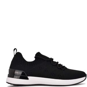 Nine West Knit Sneakers Negros | 076YAJPHD