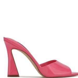 Nine West Kool Tacón Chanclas Rosas | 083DLIXZS