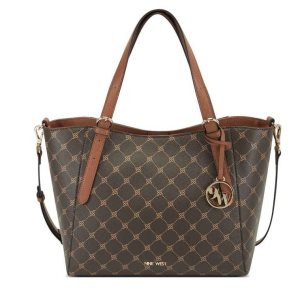 Nine West Kylee Medium Trap Tote Marrom Marrom | 840TGLXDJ