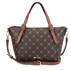 Nine West Kylee Mini Tote Marrom Marrom | 079PQHENT