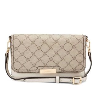 Nine West Lawson Wallet On A String Beige | 415JOSCRU